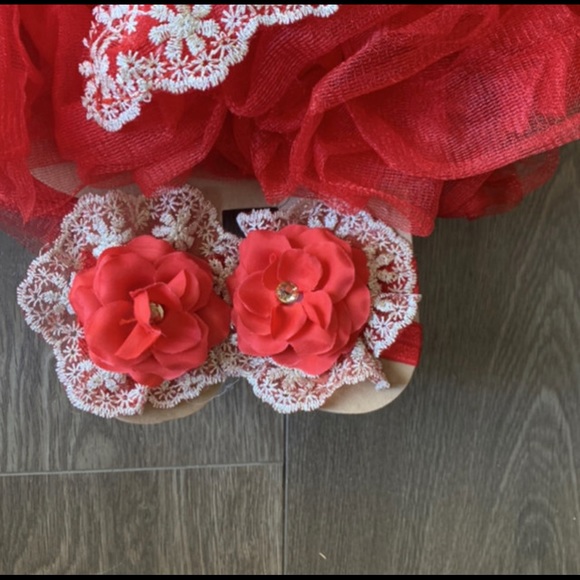 Christmas infant tutu set - Picture 4 of 5